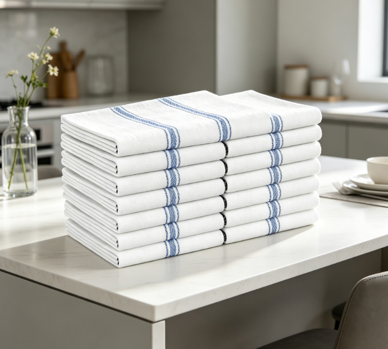 Thickened pure cotton absorbent kitchen cloth