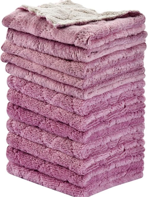 Double-sided microfiber cloth: highly absorbent, for home cleaning